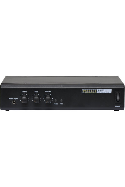 Redback 15W 8 Ohm Stereo Public Address (PA) Amplifier