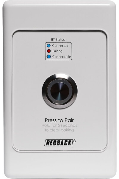 Redback Remote Bluetooth Pairing Wallplate for A4515/20