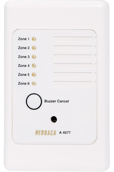 Redback 6 Zone Universal Remote Alarm Wallplate