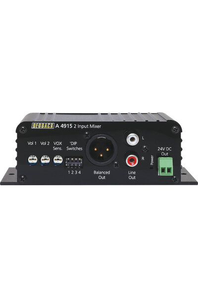 Redback 2 Input Mini Mixer With Vox Muting (XLR)