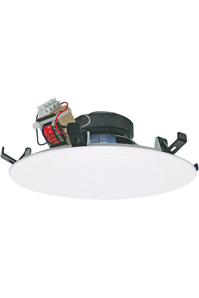 One-Shot 200mm (8") 15W 100V White One-Shot Ceiling Speaker