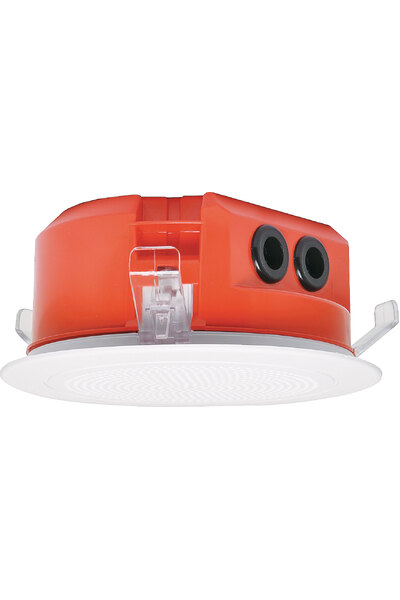 One-Shot 100mm 100V 5W Ceiling EWIS Speaker White Grille