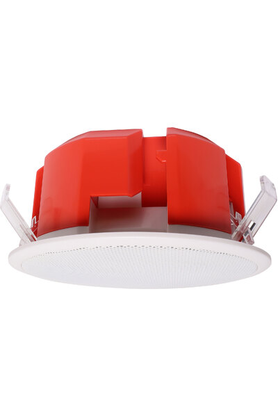 One-Shot 100mm 100V 5W Ceiling EWIS Speaker White Metal Grille