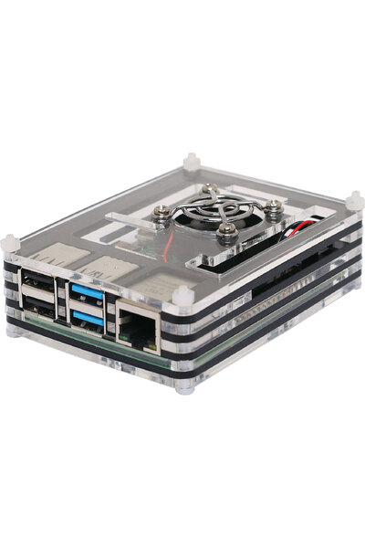 Altronics Acrylic Raspberry Pi 4 Case with Cooling Fan
