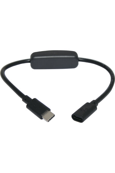 Altronics 26cm Switch Inline Type USB C Plug to Socket