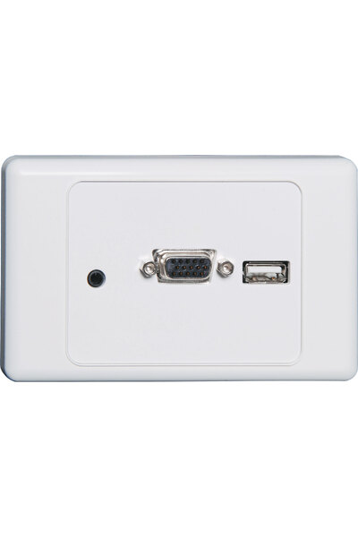 Dynalink VGA Wallplate - Plug Connections
