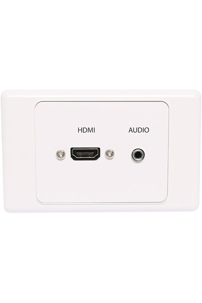 Dynalink HDMI 3.5mm Single Wallplate with Flyleads