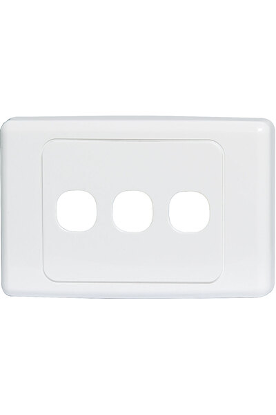 Clipsal 3 Way Clipsal Clip-In Wallplate