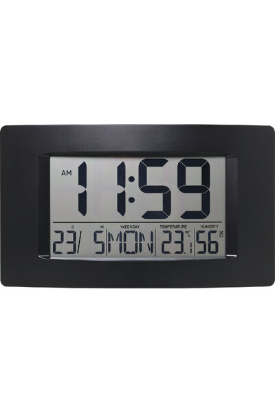 Altronics Jumbo Digital Wall Clock With Calendar & Thermometer