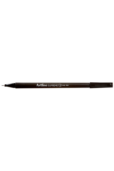 Artline Supreme Fineliner Pens (0.4mm) - Pack of 12: Black