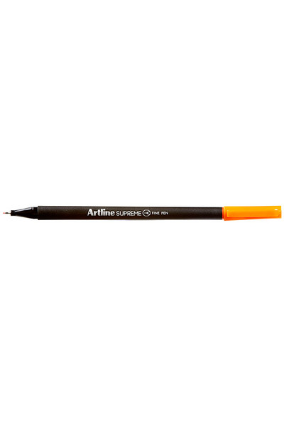Artline Supreme Fineliner Pens (0.4mm) - Pack of 12: Orange