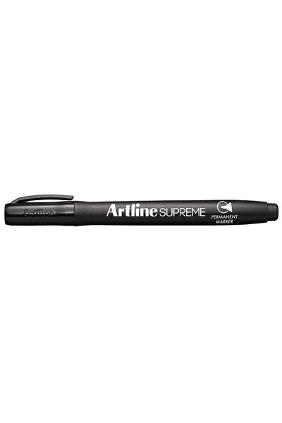 Artline Supreme - Permanent Markers (Pack of 12): Black