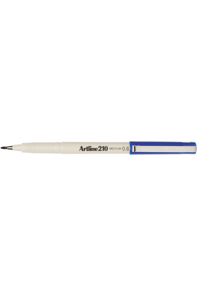 Artline Markers 210 (Medium) - Blue 0.6mm (Box of 12)