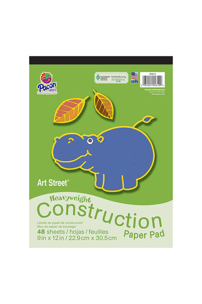 Heavy Duty Construction Paper Pad: Large