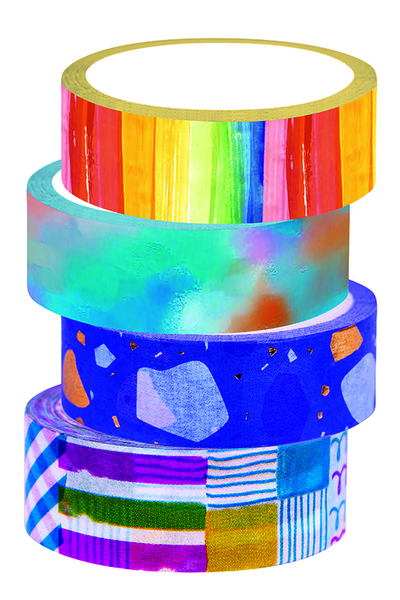 Washi Tape - Arty (Pack of 8)