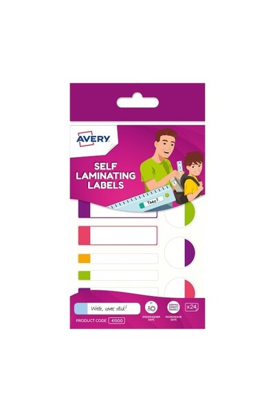 Self Laminating Labels - Girl Assorted Shapes (Pack of 24)