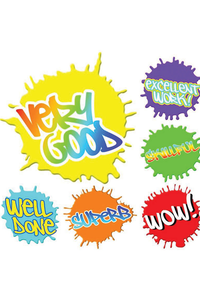 Avery Merit Stickers: Paint Splats - 30mm (Pack of 96)
