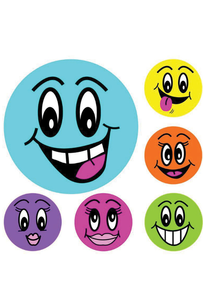 Avery Merit Stickers - Smiley Faces - 102 Stickers 