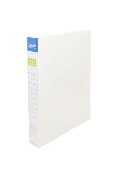 Bantex Binder Insert (A4) 2 D-Ring 25mm: White