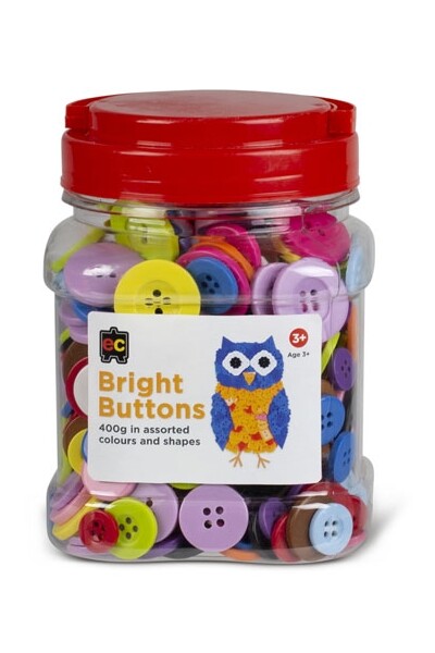 Buttons Jar - Brights (400g)