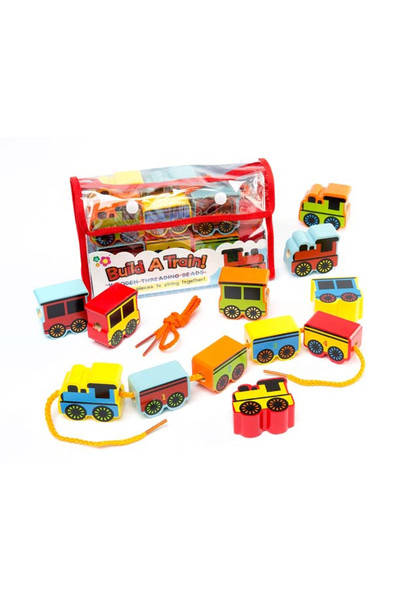 Build A Train Threading Beads