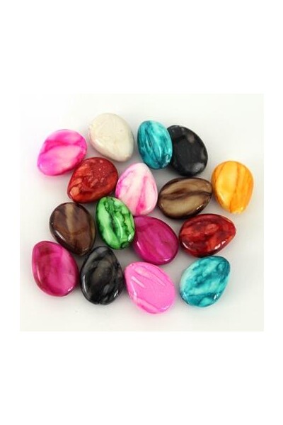 Stone Beads - Plastic (150 gm)