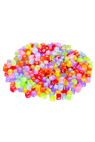 Alphabet Cube Beads (100g)