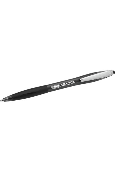 Bic Pen - Ballpoint Atlantis Retractable: Black (Box of 12)