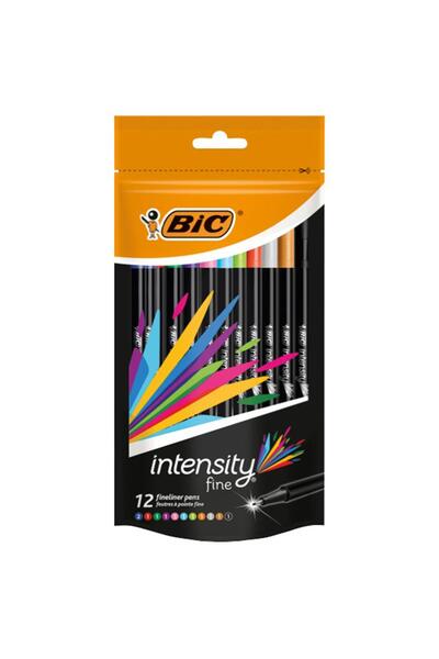 BIC Intensity Fineliners Assorted (12 Pack)