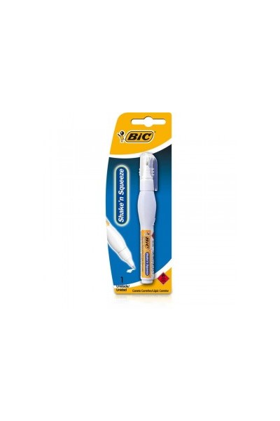 Bic Correction Pen - Wite-Out Shake'N Squeeze: 8mL (Box of 12)