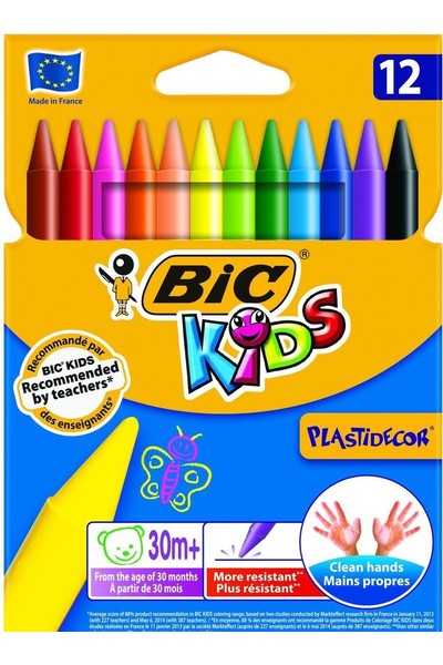 Bic Crayons - Plastidecor: Pack of 12
