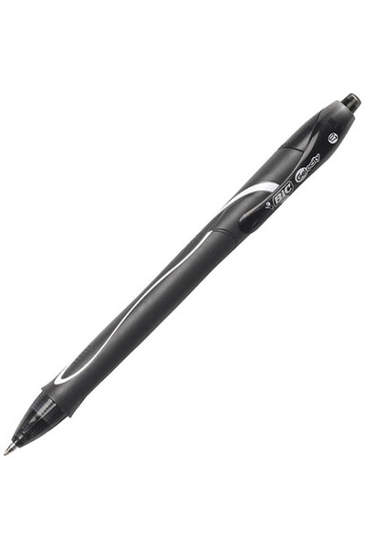 BIC Pen - Gelocity Quick Dry Retractable: Black (Box of 12)