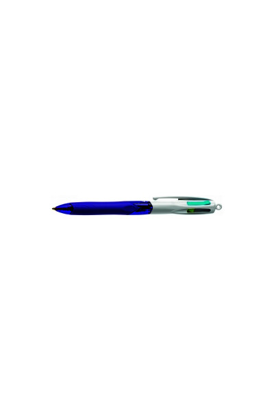 BIC Pen - 4 Colour Grip Fashion: Retractable Ballpoint Pen (Box of 10)