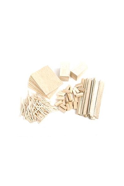 Balsa Basics Pack - Assorted (Pack of 152)