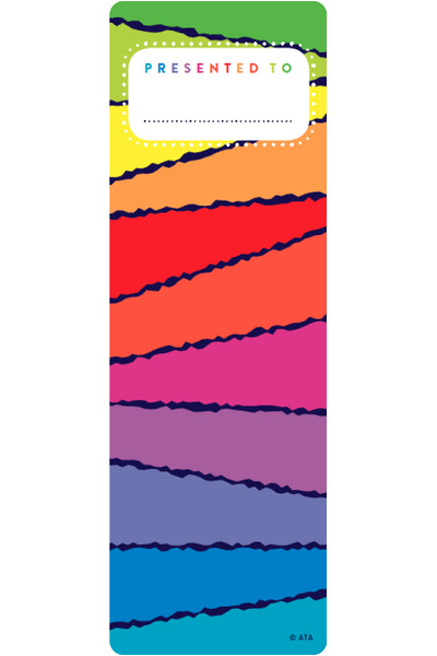 Rainbow Stripes - Bookmarks (Pack of 35)