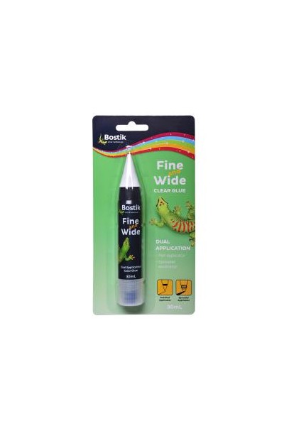 Bostik Glue - Pen (Fine & Wide): 30mL