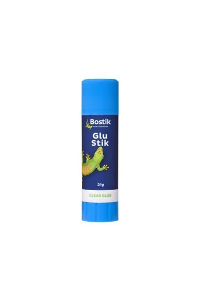Bostik Glue - Clear Stick 21g (Pack of 10)