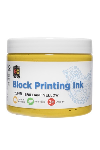 Block Printing - Brilliant Yellow