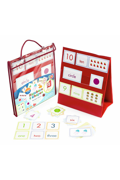 Numbers and Shapes Pocket Chart