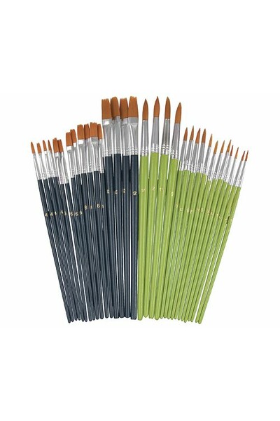 Bulk Taklon Brush Set - Pack of 32