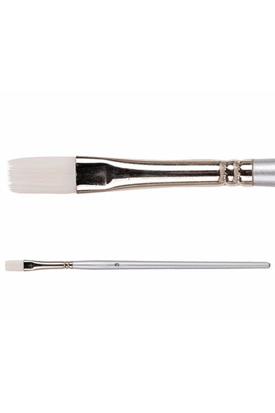 Taklon Brushes - Dynamic: Flat Size 3 (7mm)