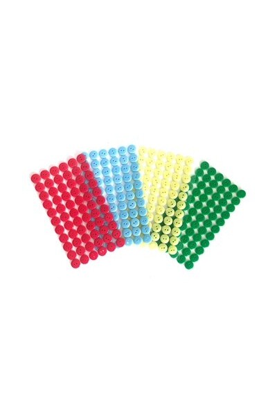 Buttons Adhesive - Assorted (Pack of 264)