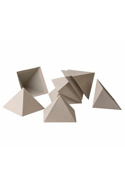 Papier Mache - Stackable Pyramids (Pack of 10)