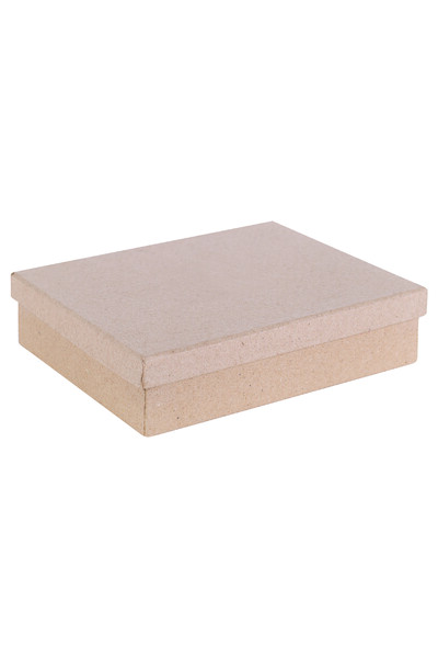 Medium Papier Mache Box with Lid