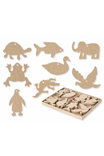 Papier Mache - Wildlife (Pack of 80)