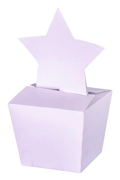Cardboard Box Fold-Up Star - Pack of 10