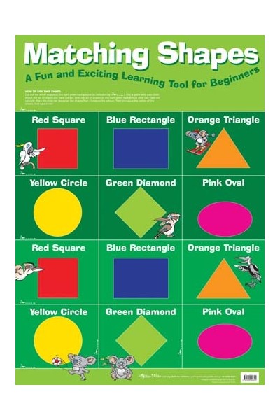Matching Shapes Wall Chart