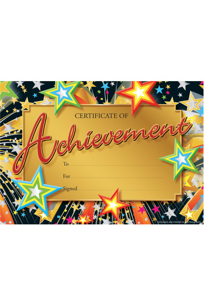Achievement Merit Certificate - Pack of 35 (Previous Design)