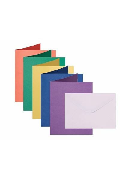 Cards & Envelopes - Coloured (Pack of 30)