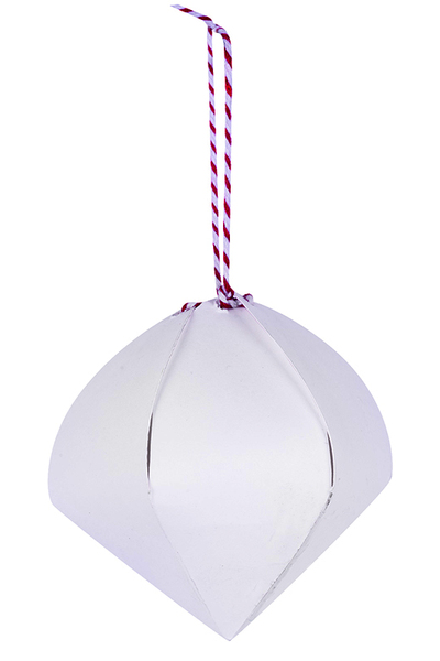 Cardboard 3D Baubles - Pack of 10